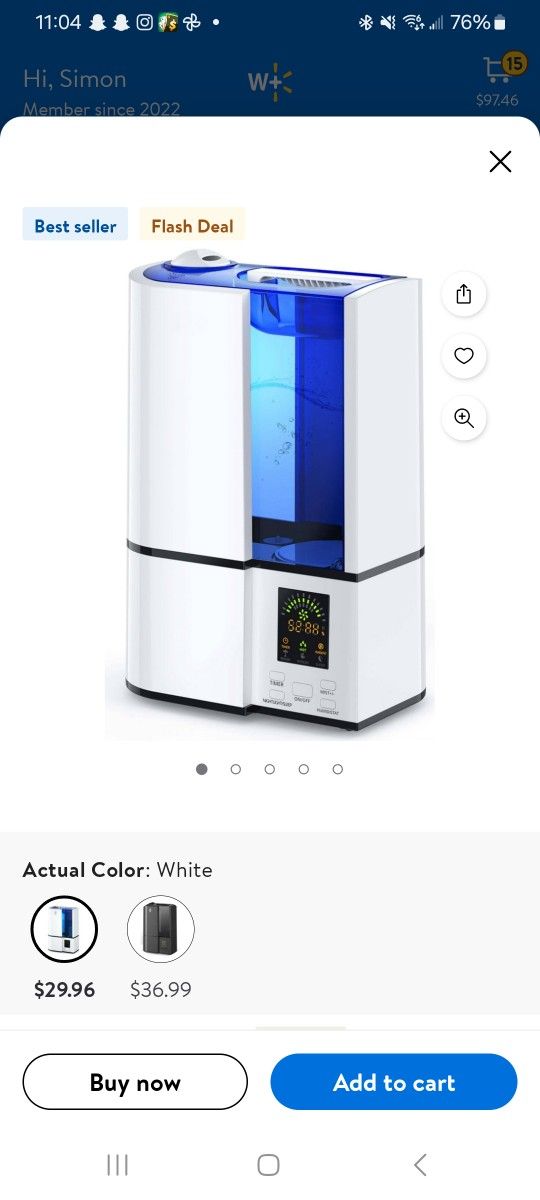TaoTronics Humidifier