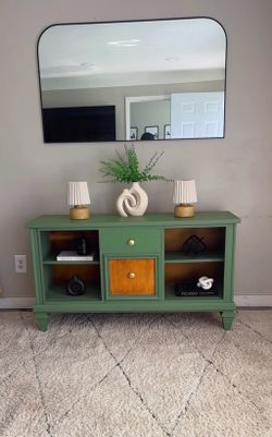 Sage Green Console Table