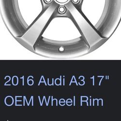 3 Audi A3 Oem Wheels.