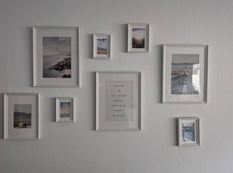 Ikea - Knoppäng Pictures - Picture Frames - White - VW Bus - Vanlife - Sea Wanderlust