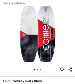 New Connelly Pure Wakeboard 2025 134cm White Red Black Board Only w/ Original Box