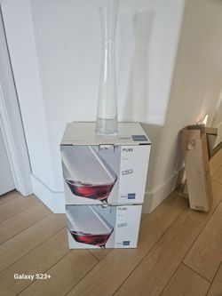 Schott Zwiesel wine glasses.