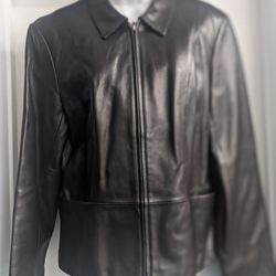 Women's Leather Jkt Medium
