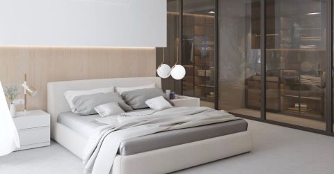 Moving Sale • Queen Upholstered Bed Frame Rove Concepts Ophelia - Like New