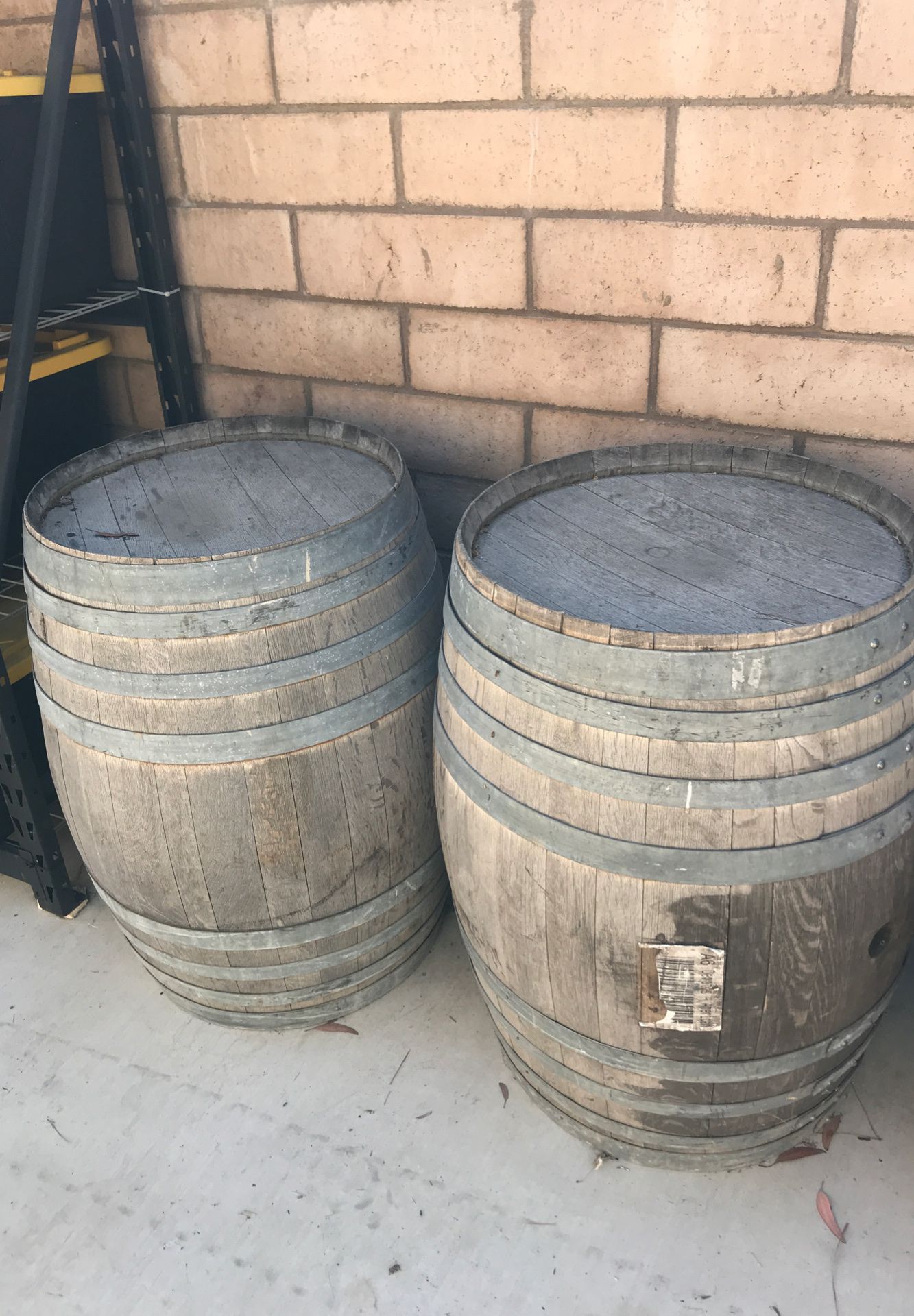 Wine barrels for sale