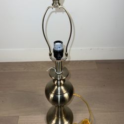 Mid-century Stiffel antique brass urn table lamp