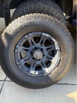 285/70/17 All Terrain tires and wheels