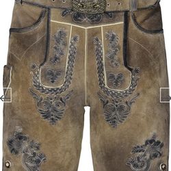 Traditional Leather Lederhosen 