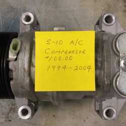 GM Chevrolet S-10, GMC Jimmy, Sonoma 1(contact info removed) Air Conditioning Compressor, New (not remanufactured)