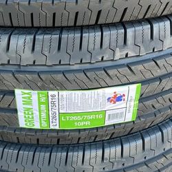 Vizzoni Dreamliner A/T LT275/70R18 tires — set of 4