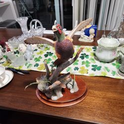 Vintage Franklin Mint  The Red Ring Pheasant 