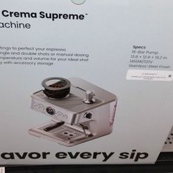 Chefsman Crema Supreme Espresso Maachine