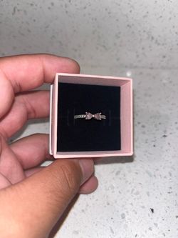 Silver Bow Ring pandora