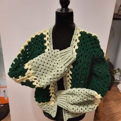Handcrafted crocheted Hexi Cardigan 