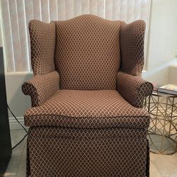 Beautiful Wingback Chair, Ladies Chair, Accent Chair