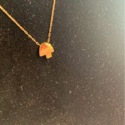 Gold filled Necklace And Pendant  7.5 Inches