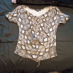 Snakeskin Top