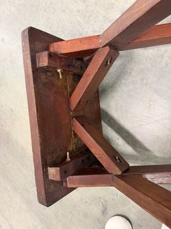 Wood bench/stool -free