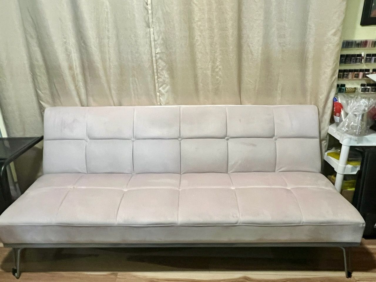 Light Pink Futon Couch