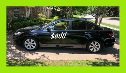🔑🔥URGENT $8OO Very nice 2OO9🔑 Honda Accord Sedan V6 EX-L