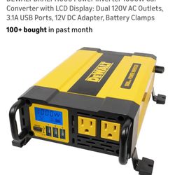DEWALT DXAEPI1000 Power Inverter 1000W Car Converter