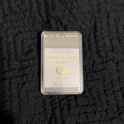 23 Karat Gold Pokémon Card 