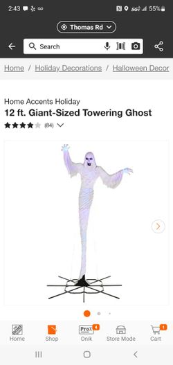 Giant Ghost Halloween Decoration New In Box