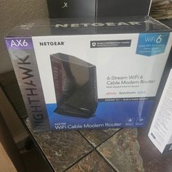 Netgear AX6 Nighthawk 6stream Cable Wifi Router