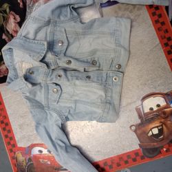 Girls Cropped Jean Jacket 