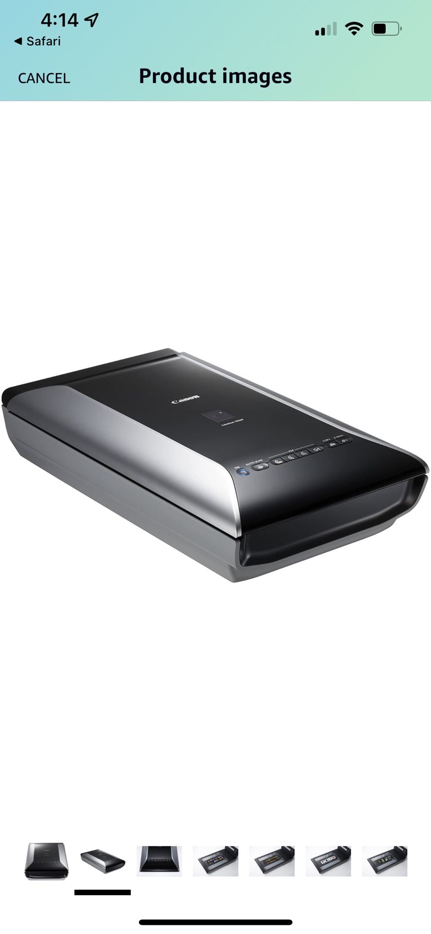 Canon CanoScan 9000F Color Image Scanner