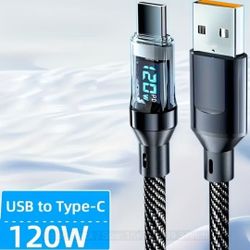 120W Fast Charger With Built-in Digital Display 