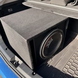 12 Inch Insulated Sub Box With MTX Sub  & Amp