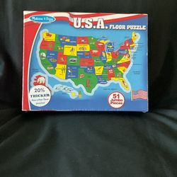 USA Floor Puzzle 
