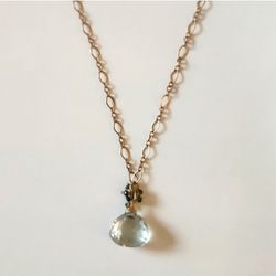 Aquamarine Minimalist Necklace