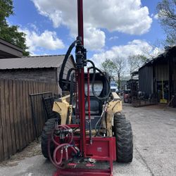 Hydrafab Water drilling attachment for skid steer. 