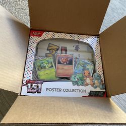 Pokémon 151 Poster Collection Box Brand New