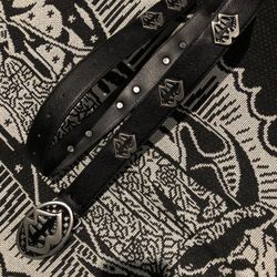 Belt Y2K Chrome Style Belt New 