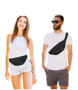 MAXTOP Large Crossbody Fanny Pack with 4-Zipper Pockets,Gifts for Enjoy Sport...