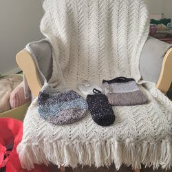 Crochet 4PC Bag Set