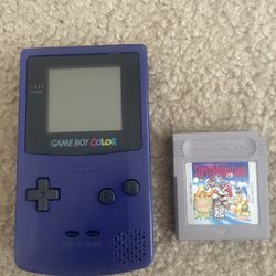 Original Gameboy Color W/Mario Land 