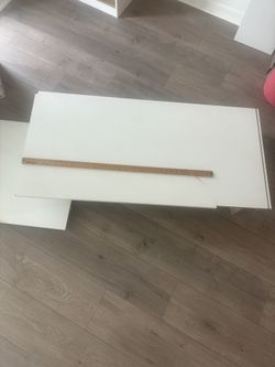 Wooden Pieces Of Desk, Wood Parts Lot
