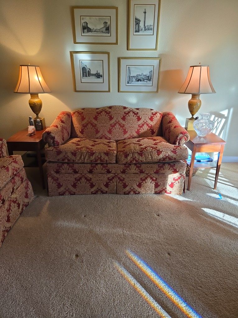 Two Matching Loveseats