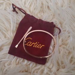Cartier 1:1 Rose Gold Love Bracket Size 18