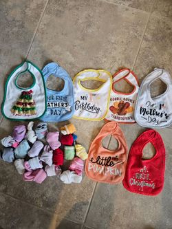 Babies 1st Bibs & Socks