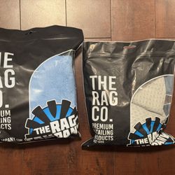The Rag Company Microfiber Detailing Towel Bundle Eagle Edgeless 500 + Big One Waffle Drying Towel Save on Tax