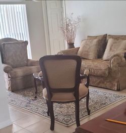 Living Room Furniture Set – Sofa, Chair & Accent Chair