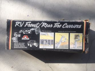 RV truck motorhome camper tire carrier holder