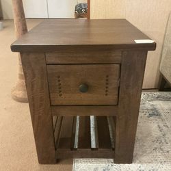 1 Drawer Chairside Table