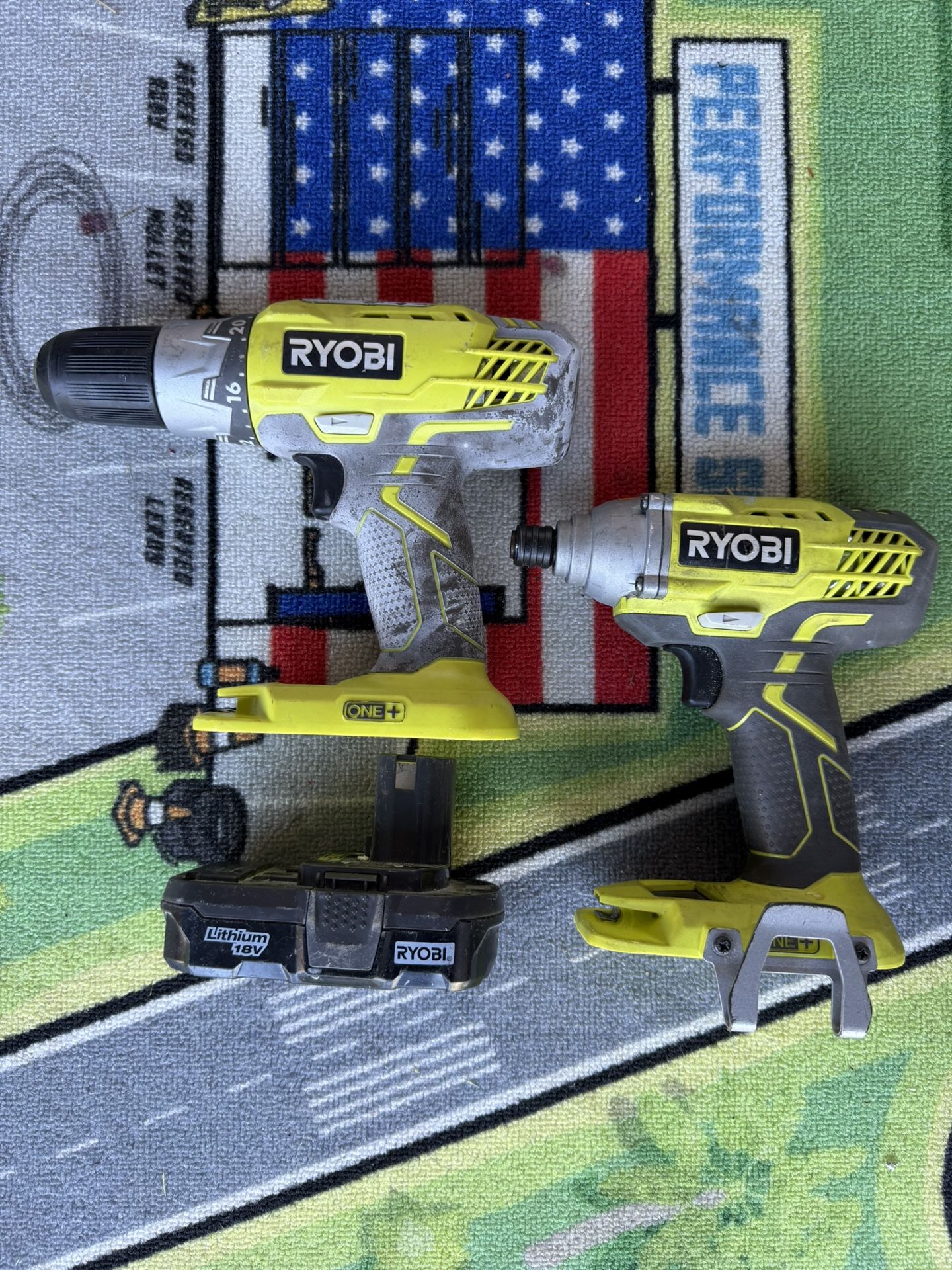 Ryobi Drill/ Impact Driver