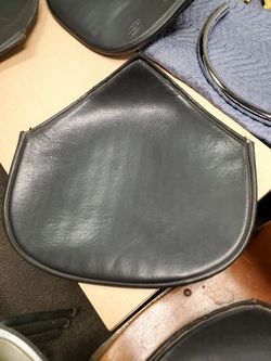 Vintage Herman Miller Leather Seat Cushions (4)